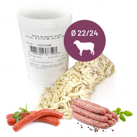 Boyaux de mouton pour chipolatas et merguez