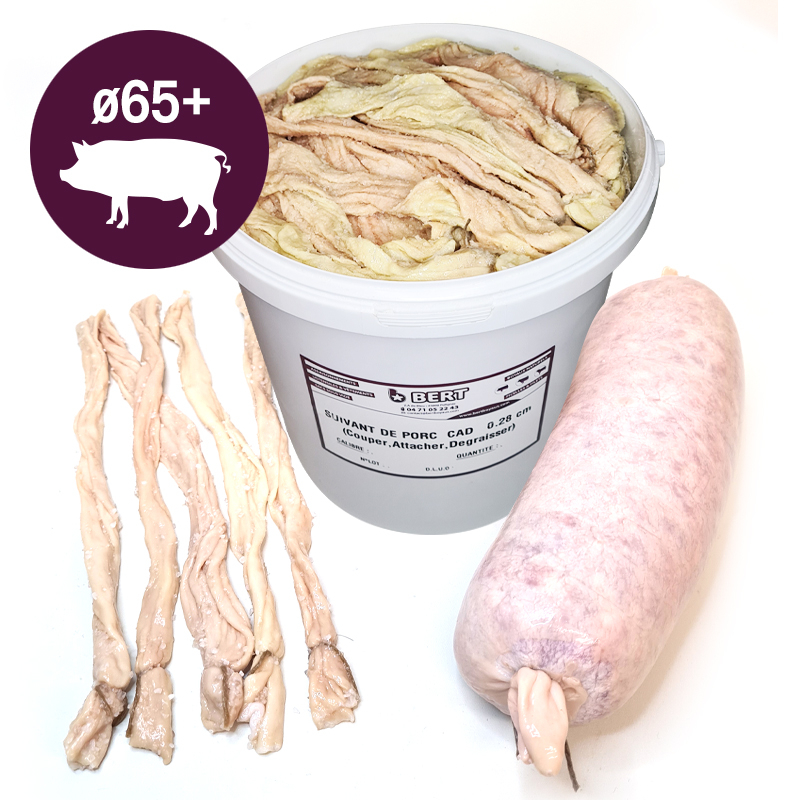 boyaux naturel de porc pour saucissons sec