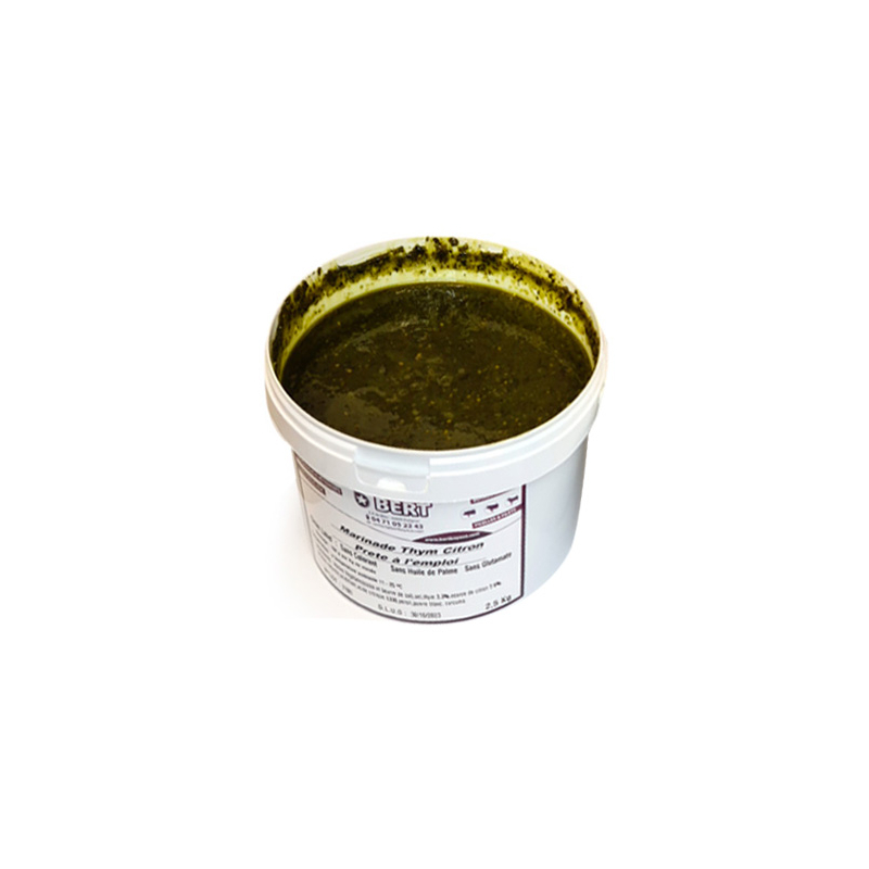 marinade thym citron BERT