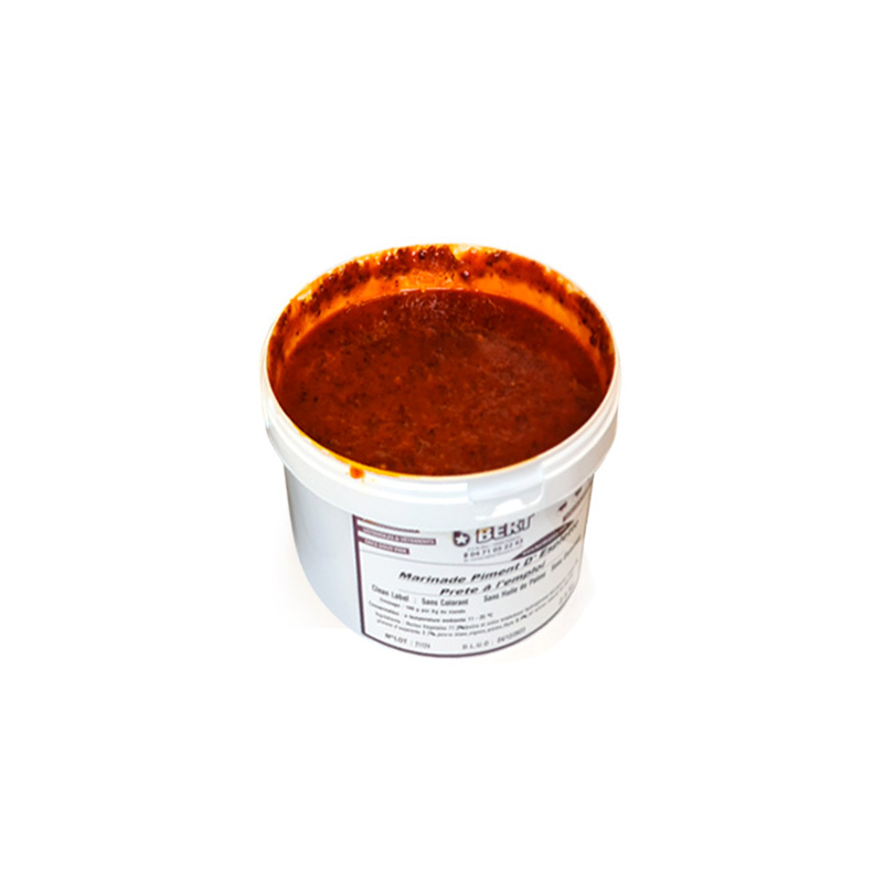 Marinade Piment Espelette 2,5 Kg Marinade Piment Espelette 2,5 Kg