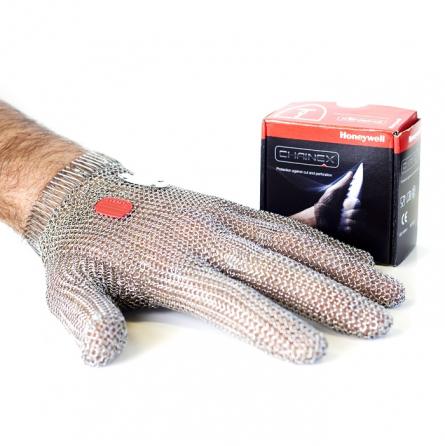 Gant de boucher en maille inox autoréglable Gant de boucher en maille inox autoréglable