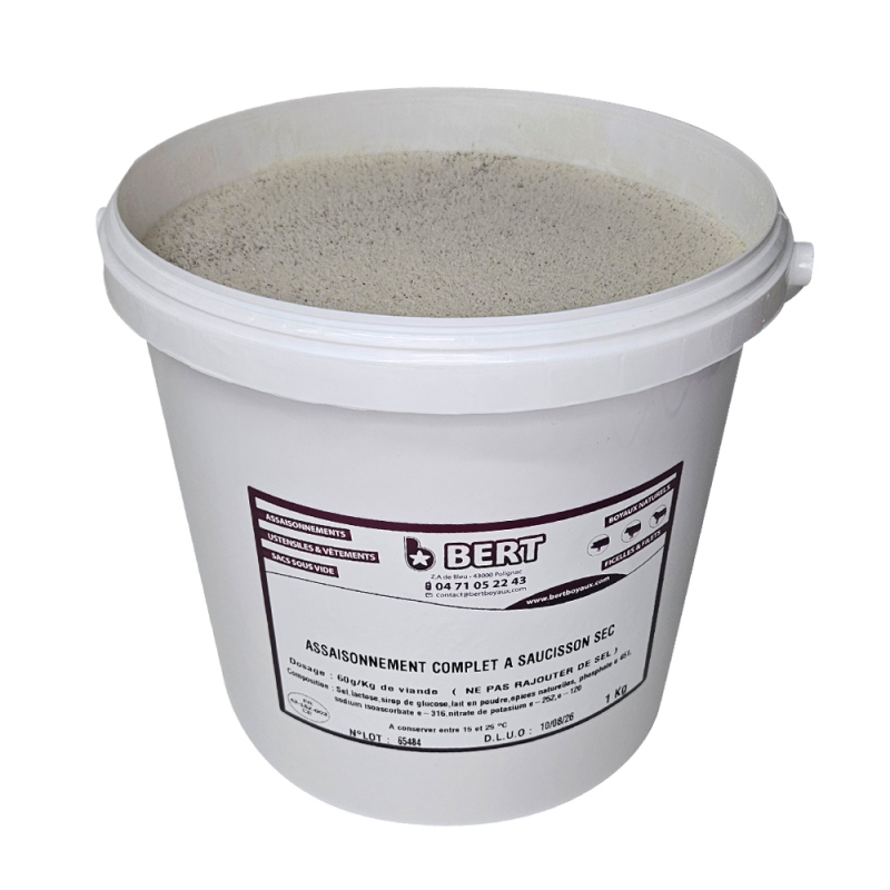 Complet a Saucissons Sec 5Kg Complet a Saucissons Sec 5Kg
