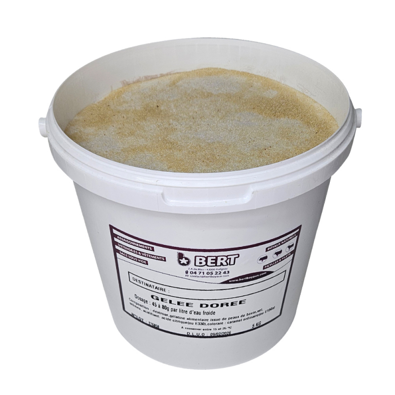 Gelée Aromatisée pour Aspics 5Kg Gelée Aromatisée pour Aspics 5Kg
