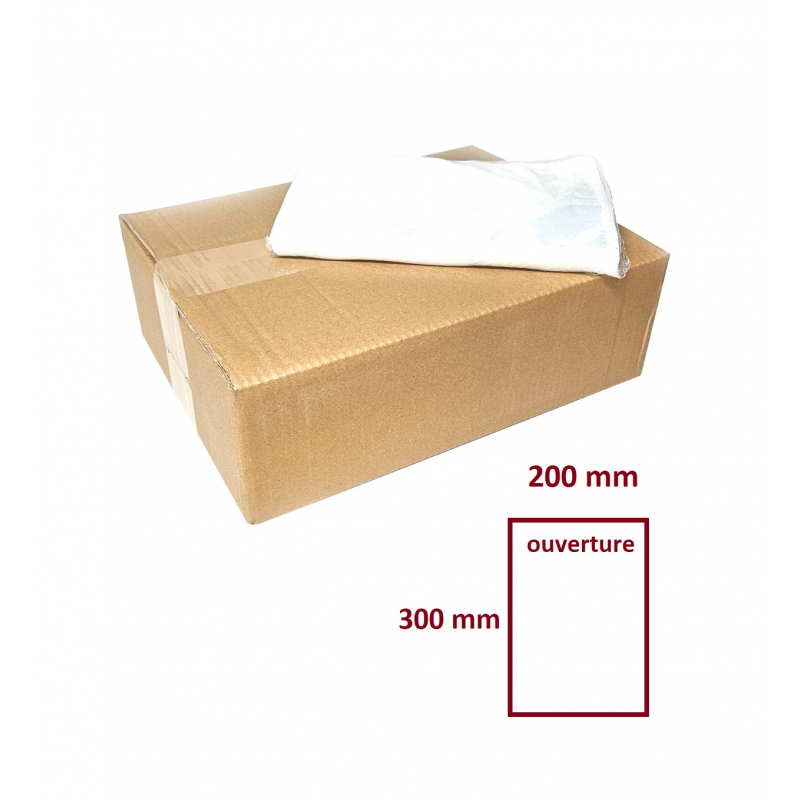 200 X 300 mm carton de 1 000 SACS SOUS VIDE PA PE 200 X 300 mm carton de 1 000 SACS SOUS VIDE PA PE